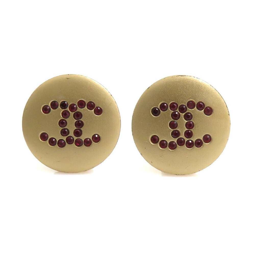 Chanel Cc Logo Clip-On Earrings Gold- #209051C53B